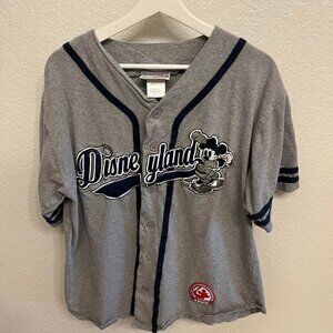 Vintage Disney Baseball Association Varsity Embroidered 55 Anniversary Size Sm